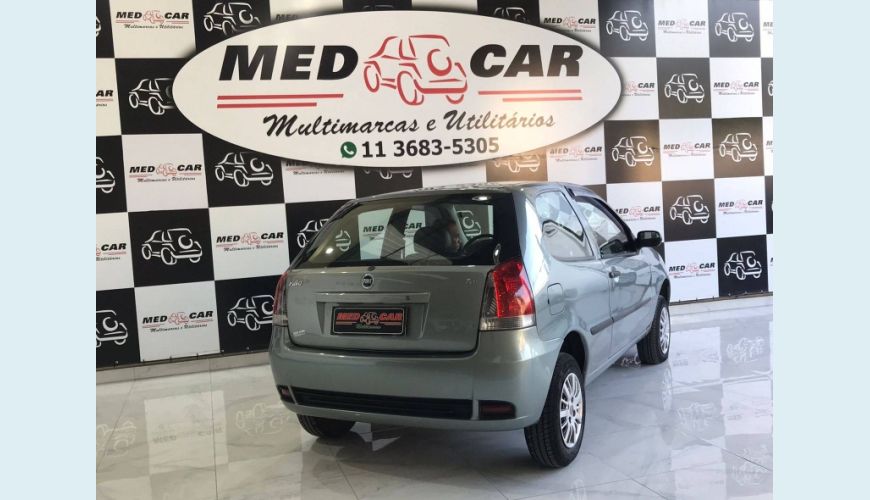 FIAT PALIO 1.0 MPI FIRE 8V FLEX 2P MANUAL - CINZA - 2008 Foto 5 (Grande)