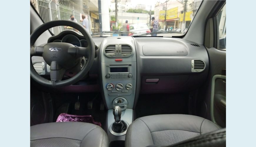 CHERY FACE 1.3 16V FLEX 4P MANUAL - CINZA - 2012 Foto 5 (Grande)