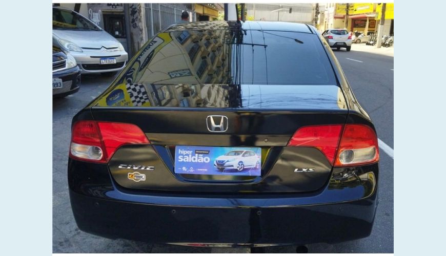 HONDA CIVIC 1.8 LXS 16V 4P AUT. - PRETO - 2007 Foto 5 (Grande)
