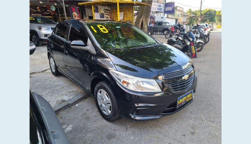 CHEVROLET ONIX 1.0 MPFI JOY 8V FLEX 4P MANUAL - PRETO - 2018 Foto 5 (Grande)