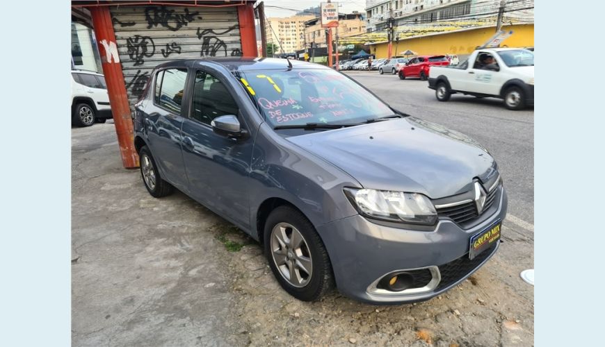 RENAULT SANDERO 1.0 EXPRESSION 16V FLEX 4P MANUAL - CINZA - 2017 Foto 5 (Grande)