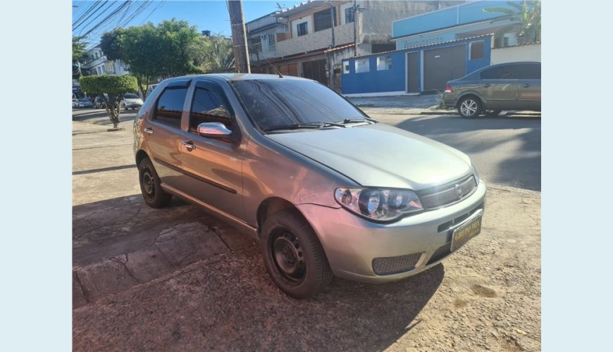 FIAT PALIO 1.0 MPI FIRE 8V FLEX 4P MANUAL - CINZA - 2008 Foto 5 (Grande)