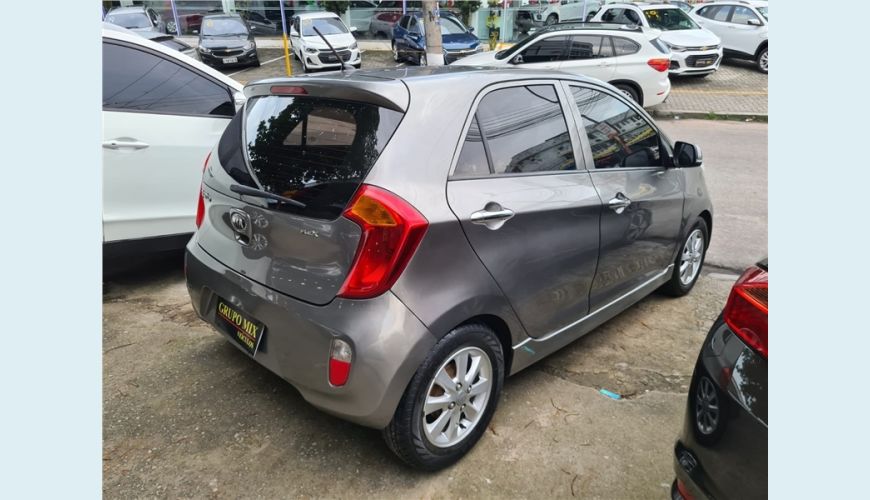 KIA PICANTO 1.0 EX 12V FLEX 4P MANUAL - CINZA - 2014 Foto 5 (Grande)
