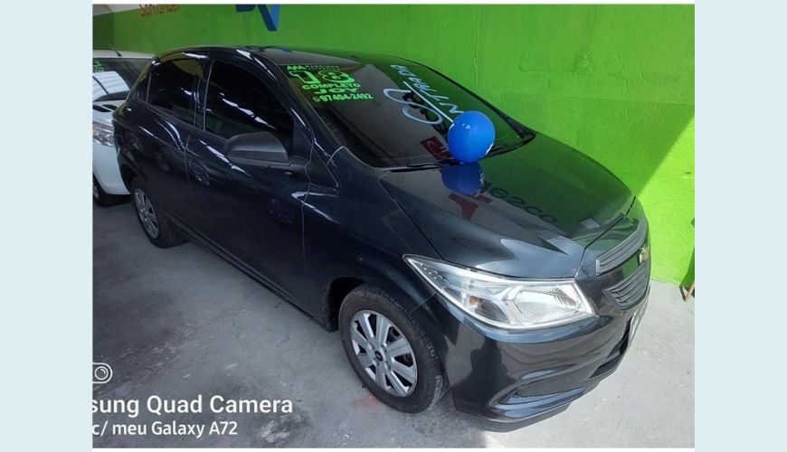 CHEVROLET ONIX 1.0 MPFI JOY 8V FLEX 4P MANUAL - CINZA - 2018 Foto 5 (Grande)
