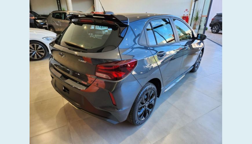 CHEVROLET ONIX 1.0 TURBO FLEX RS AUT. - CINZA - 2024 Foto 5 (Grande)