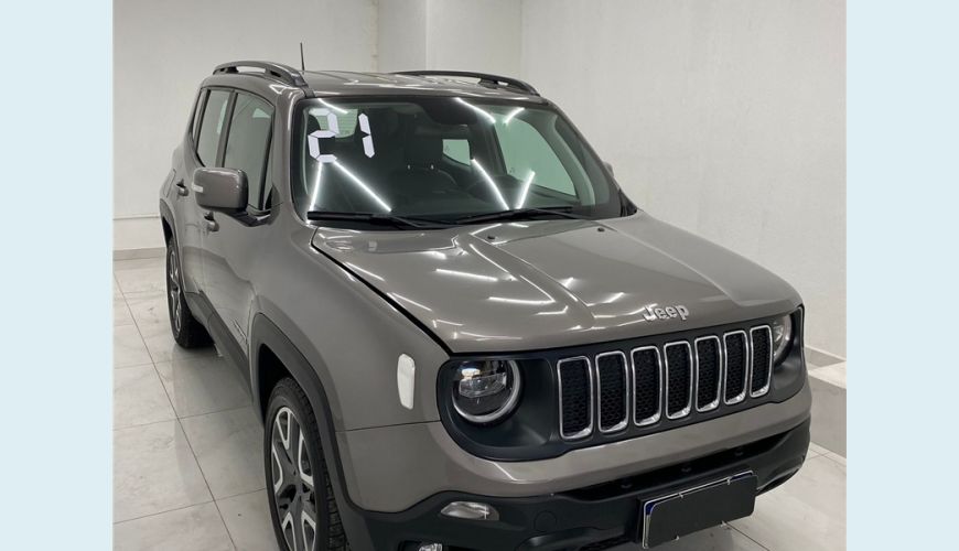 JEEP RENEGADE 1.8 16V FLEX LONGITUDE 4P AUT. - CINZA - 2021 Foto 5 (Grande)
