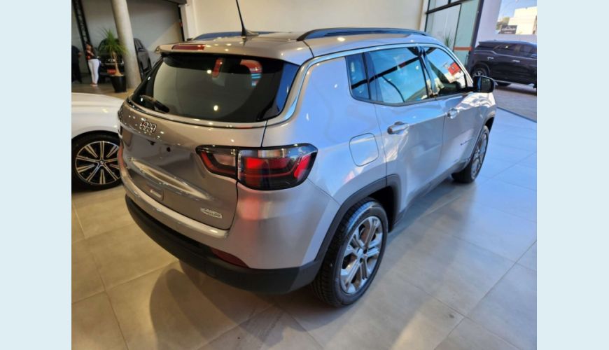 JEEP COMPASS 1.3 T270 TURBO FLEX LONGITUDE AT6 - PRATA - 2023 Foto 5 (Grande)