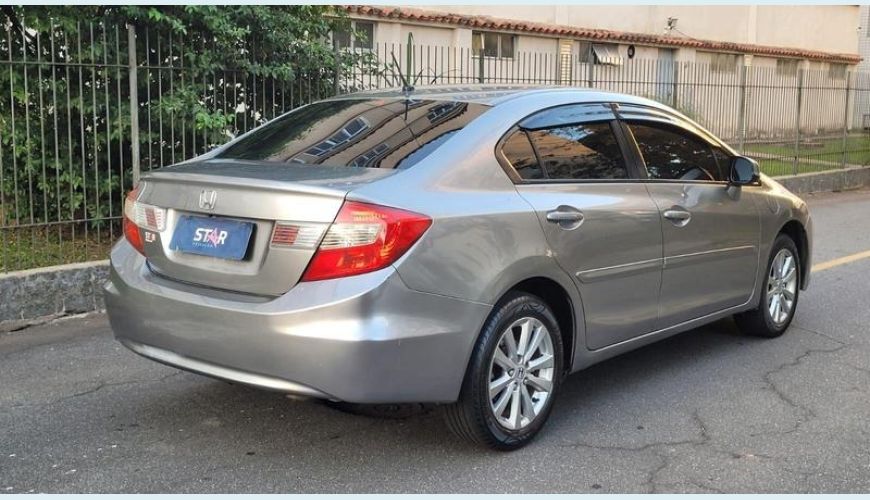 HONDA CIVIC LXS - CINZA - 2013 Foto 5 (Grande)