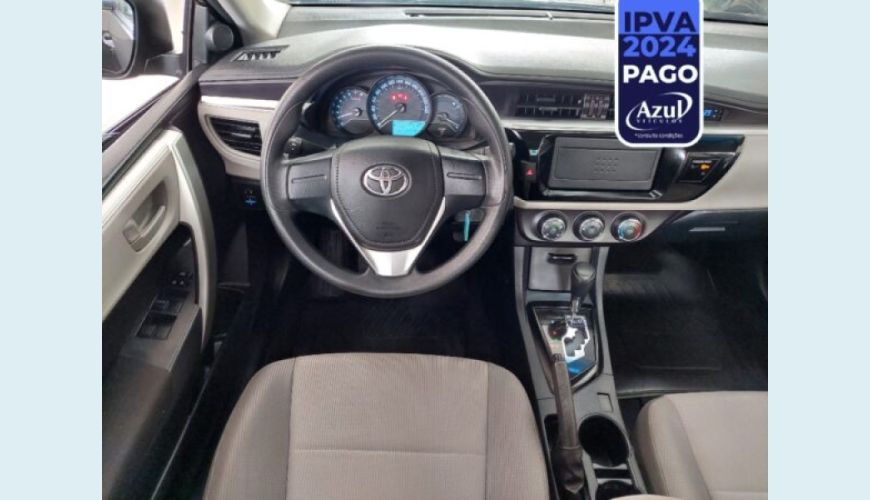 TOYOTA COROLLA 1.8 GLI 16V FLEX 4P AUT. - CINZA - 2016 Foto 5 (Grande)