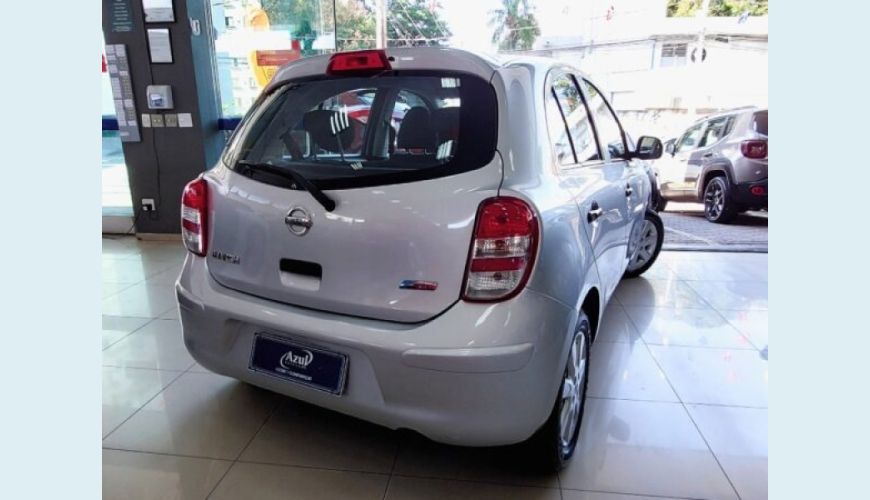 NISSAN MARCH 1.0 S 16V FLEX 4P MANUAL - PRATA - 2013 Foto 5 (Grande)