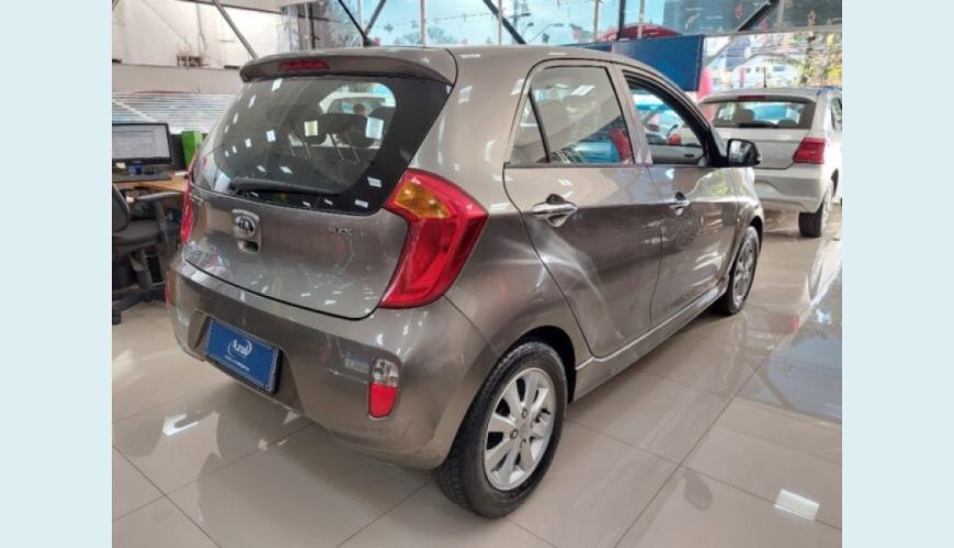 KIA PICANTO 1.0 EX 12V FLEX 4P MANUAL - CINZA - 2014 Foto 5 (Grande)