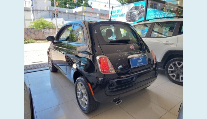 FIAT 500 1.4 CULT 8V FLEX 2P AUT. - PRETO - 2015 Foto 5 (Grande)