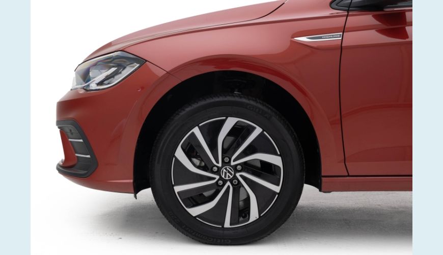 VOLKSWAGEN POLO 1.0 170 TSI HIGHLINE AUT. - VERMELHO - 2024 Foto 5 (Grande)