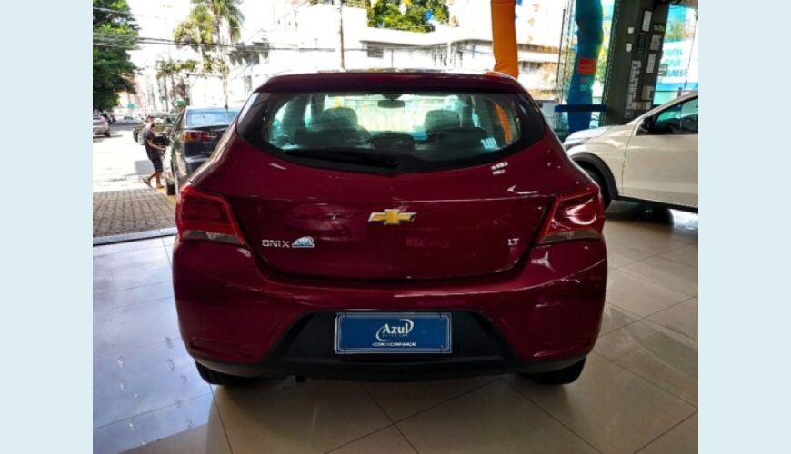 CHEVROLET ONIX 1.0 MPFI LT 8V FLEX 4P MANUAL - VERMELHO - 2019 Foto 5 (Grande)
