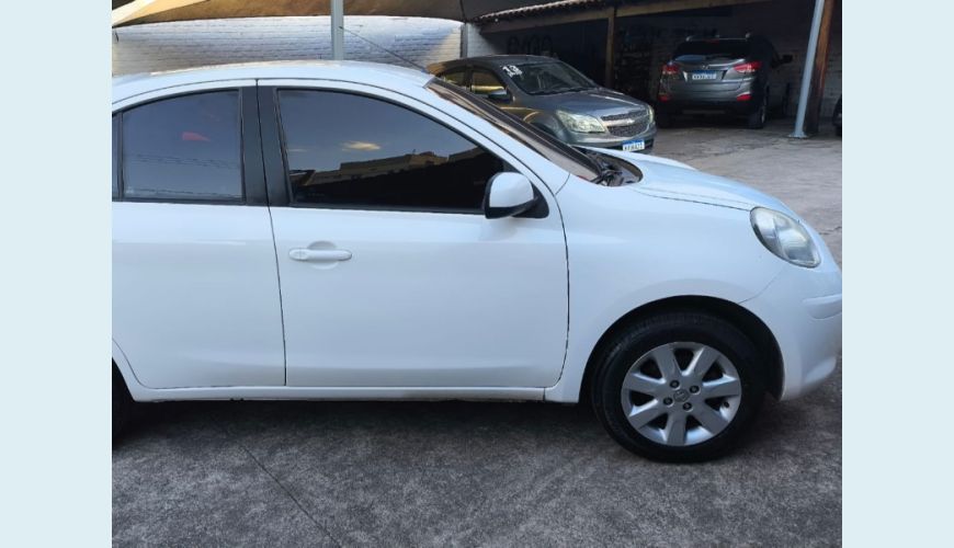 NISSAN MARCH S 1.0 12V FLEX 5P - BRANCO - 2014 Foto 5 (Grande)