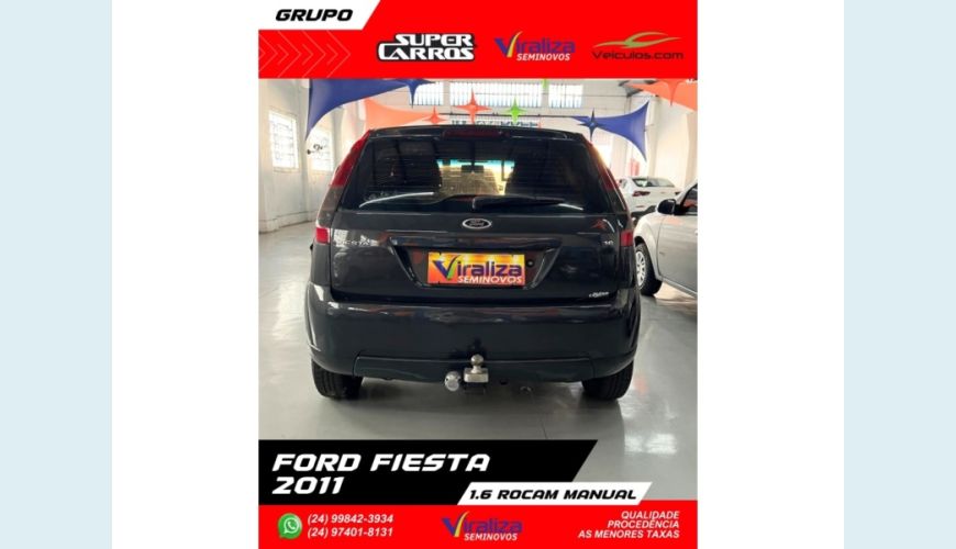 FORD FIESTA - CINZA - 2011 Foto 5 (Grande)
