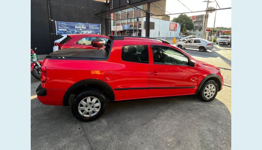 VOLKSWAGEN SAVEIRO TRENDLINE 1.6 T.FLEX 8V CD - VERMELHO - 2015 Foto 5 (Grande)