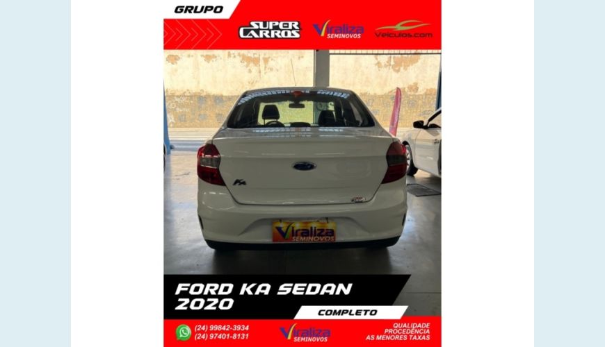 FORD KA - BRANCO - 2020 Foto 5 (Grande)
