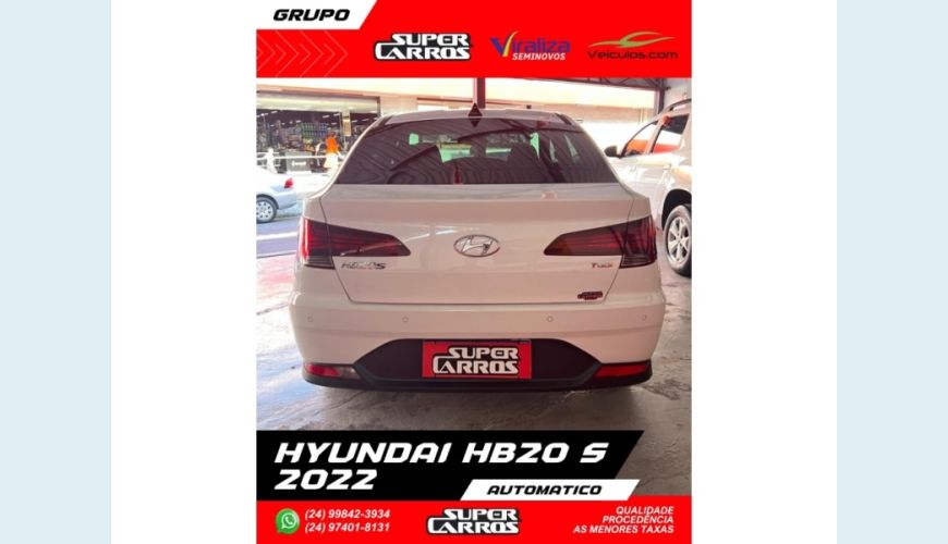 HYUNDAI HB 20S - BRANCO - 2022 Foto 5 (Grande)