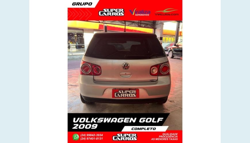 VOLKSWAGEN GOLF - PRATA - 2009 Foto 5 (Grande)