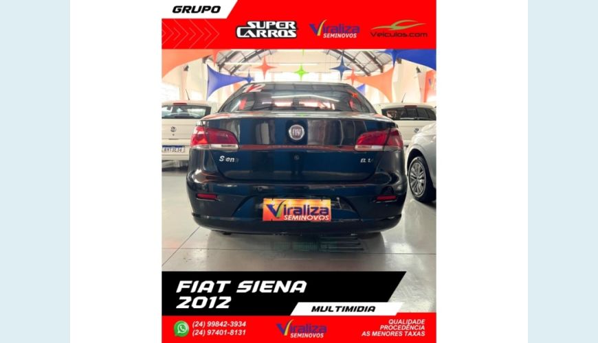 FIAT SIENA - PRETO - 2012 Foto 5 (Grande)