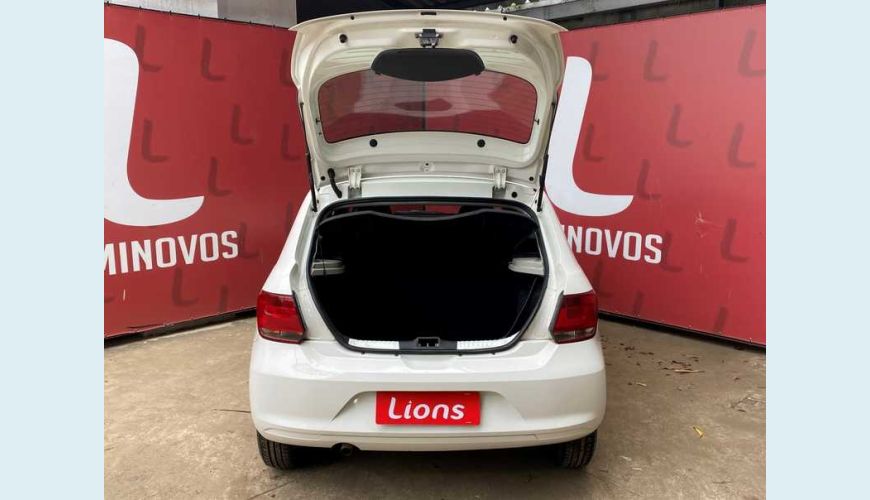 VOLKSWAGEN GOL 1.0 ECOMOTION(G4) FLEX 2P - BRANCO - 2013 Foto 5 (Grande)