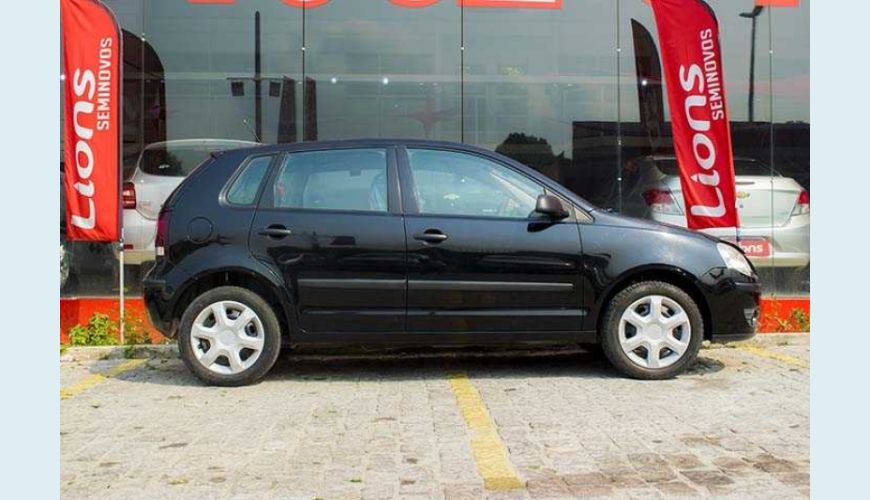 VOLKSWAGEN POLO SEDAN 1.6 8V FLEX - PRETO - 2010 Foto 5 (Grande)