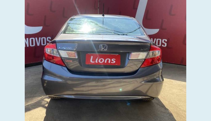 HONDA CIVIC LXS 1.8 I-VTEC AUT. FLEX - CINZA - 2016 Foto 5 (Grande)