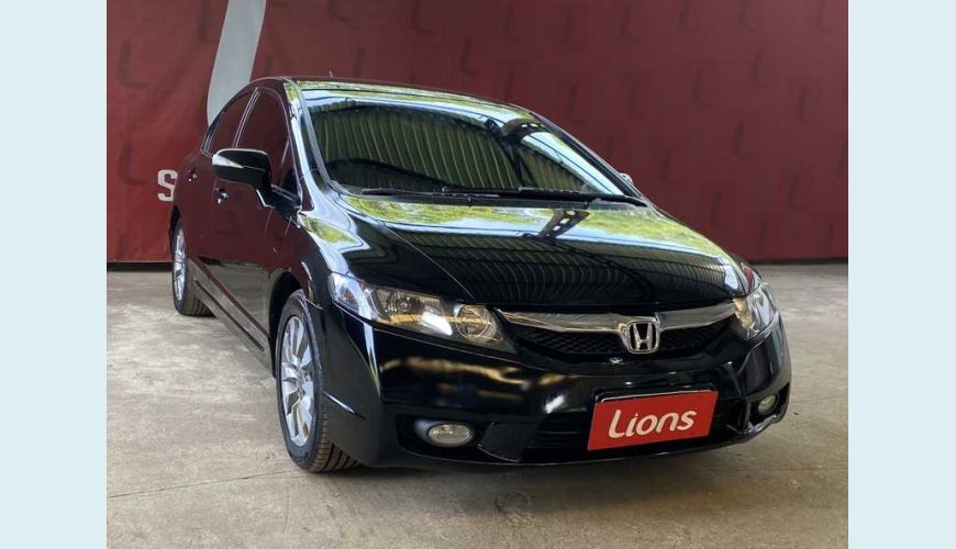 HONDA CIVIC NEW LXL 1.8 I-VTEC (COURO) FLEX - PRETO - 2011 Foto 5 (Grande)