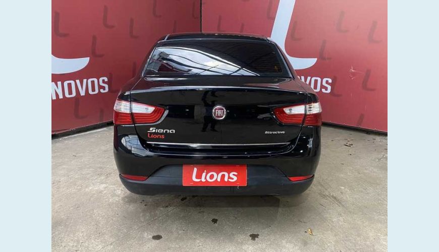 FIAT GRAND SIENA EVO ATTRACTIVE 1.4 8V FLEX - PRETO - 2015 Foto 5 (Grande)