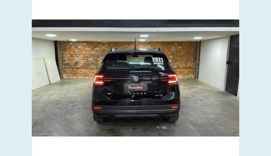 VOLKSWAGEN T-CROSS 1.0 200 TSI COMFORTLINE AUT. FLEX - PRETO - 2021 Foto 5 (Grande)