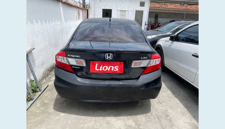 HONDA CIVIC NEW LXL 1.8 16V I-VTEC FLEX - PRETO - 2013 Foto 5 (Grande)