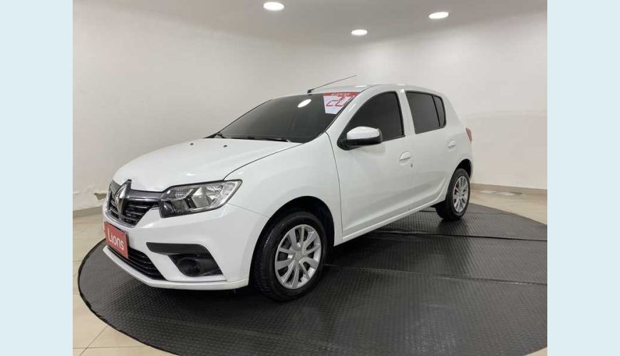 RENAULT SANDERO ZEN 1.0 12V SCE FLEX - BRANCO - 2020 Foto 5 (Grande)