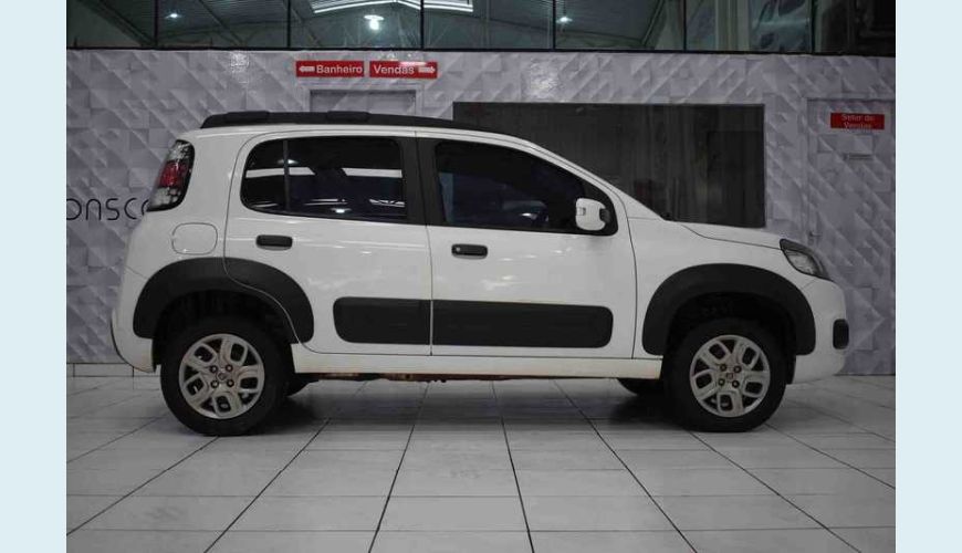 FIAT UNO WAY 1.4 8V FLEX 4P - BRANCO - 2016 Foto 5 (Grande)