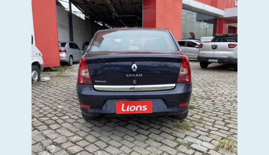 RENAULT LOGAN EXPRESSION 1.0 16V FLEX - AZUL - 2012 Foto 5 (Grande)