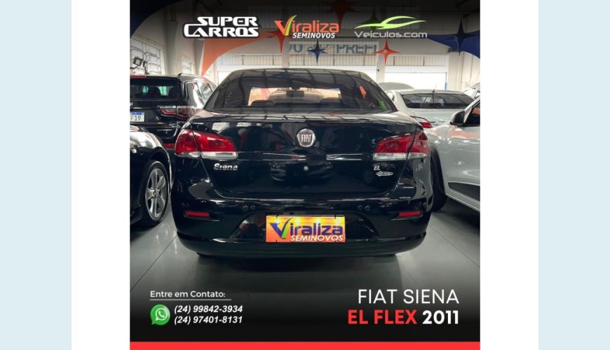 FIAT SIENA - PRETO - 2011 Foto 5 (Grande)