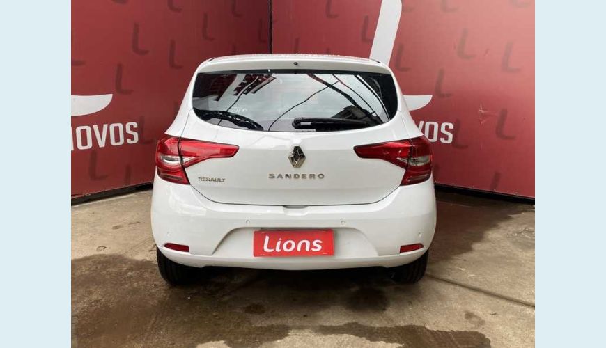 RENAULT SANDERO ZEN 1.0 12V SCE FLEX - BRANCO - 2020 Foto 5 (Grande)