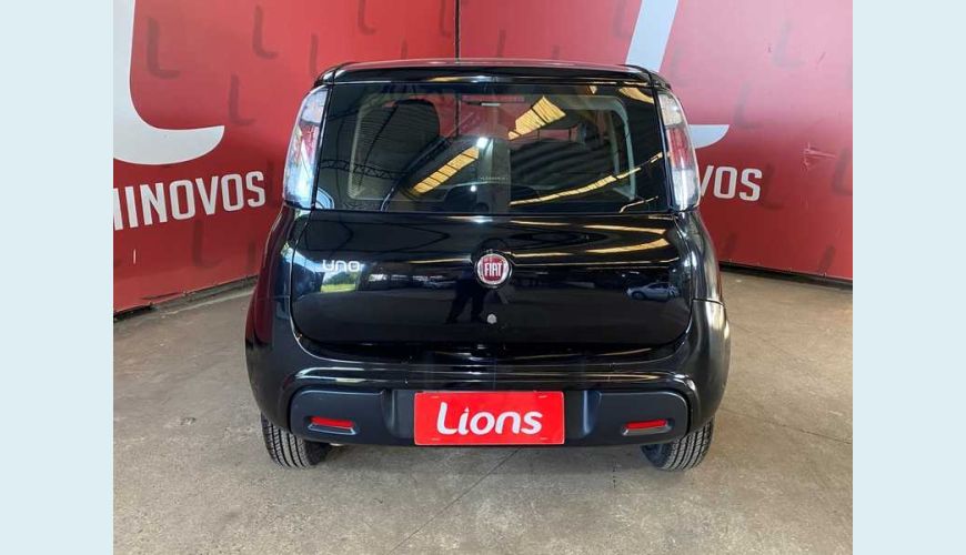 FIAT UNO ATTRACTIVE 1.0 8V FLEX 4P - PRETO - 2020 Foto 5 (Grande)
