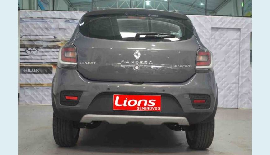 RENAULT SANDERO STEPWAY 1.6 8V FLEX - CINZA - 2017 Foto 5 (Grande)