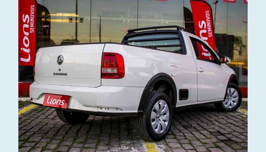 VOLKSWAGEN SAVEIRO ROBUST 1.6 MSI CS FLEX - BRANCO - 2018 Foto 5 (Grande)