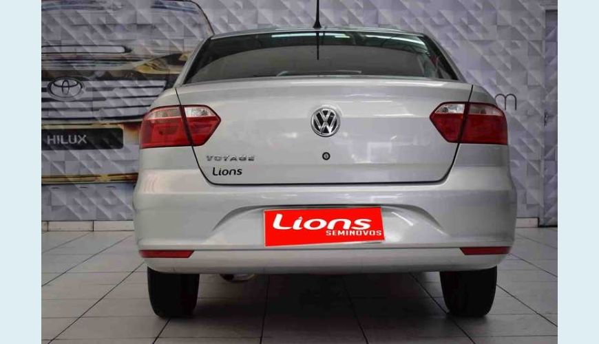 VOLKSWAGEN VOYAGE 1.0 TEC CITY FLEX - PRATA - 2015 Foto 5 (Grande)