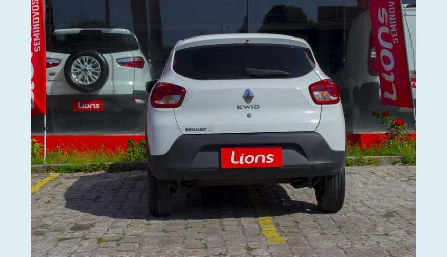RENAULT KWID INTENSE 1.0 12V SCE FLEX - BRANCO - 2018 Foto 5 (Grande)