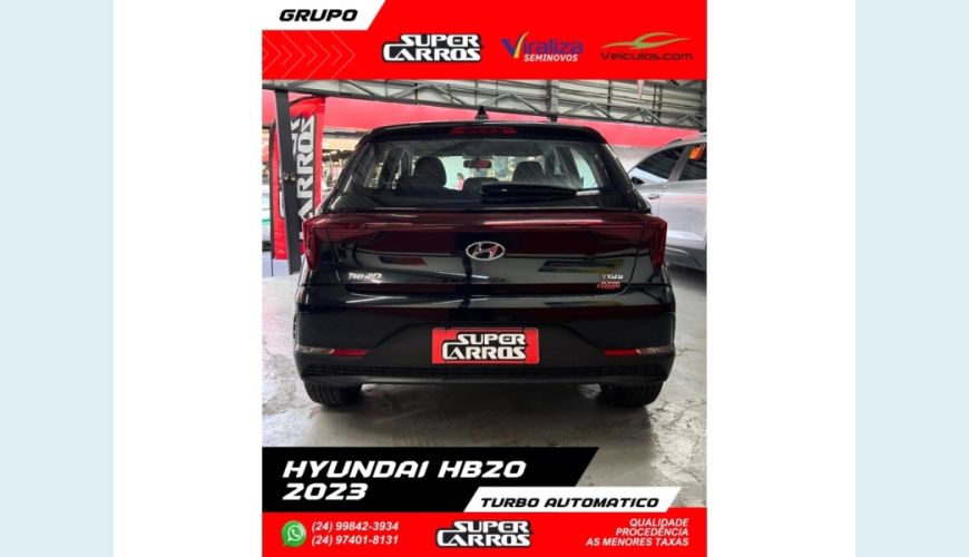 HYUNDAI HB 20 - PRETO - 2023 Foto 5 (Grande)