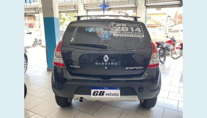 RENAULT SANDERO STEPWAY FLEX 1.6 16V 5P - PRETO - 2014 Foto 5 (Grande)