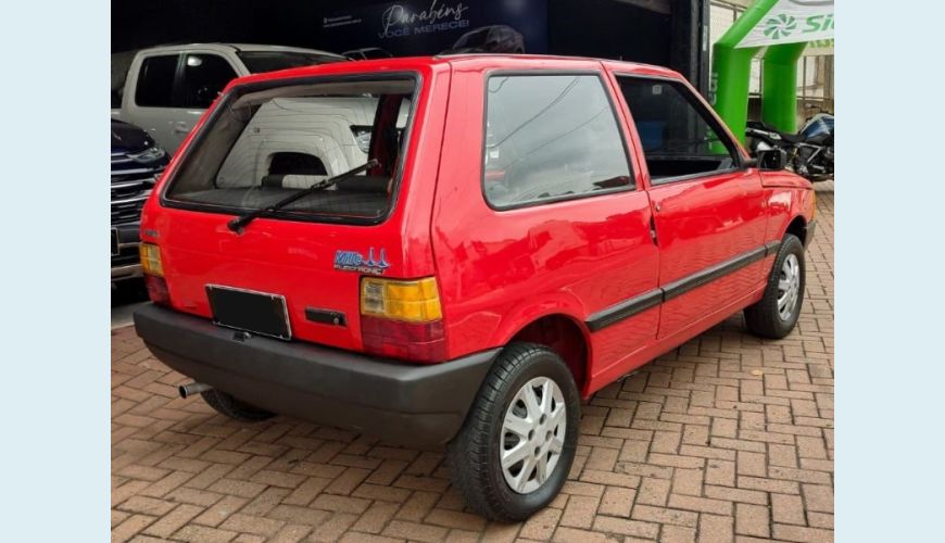 FIAT UNO MILLE 1.0/ I.E./ELECTRONIC/BRIO 2P - VERMELHO - 1993 Foto 5 (Grande)