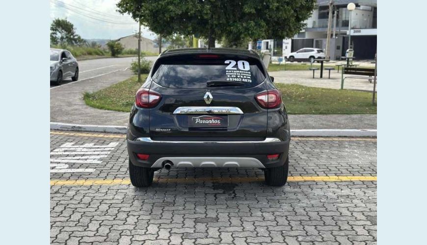 RENAULT CAPTUR INTENSE 1.6 16V SCE CVT FLEX - PRETO - 2020 Foto 5 (Grande)