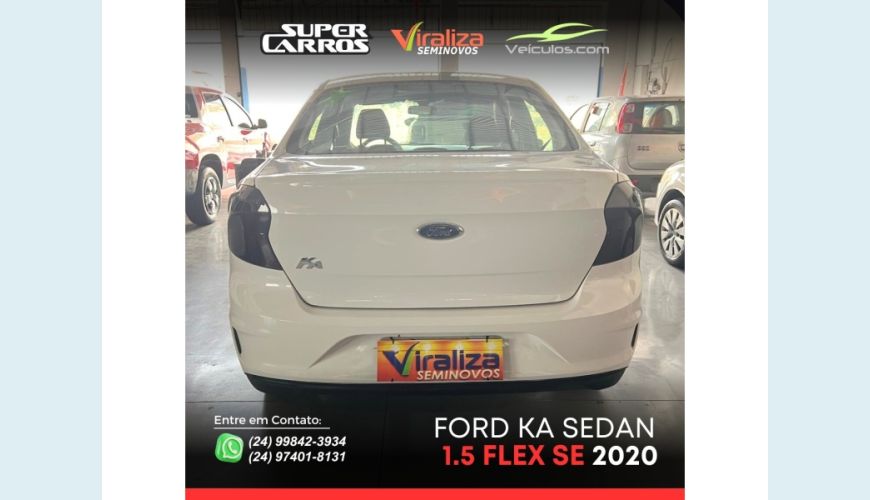 FORD KA - BRANCO - 2020 Foto 5 (Grande)