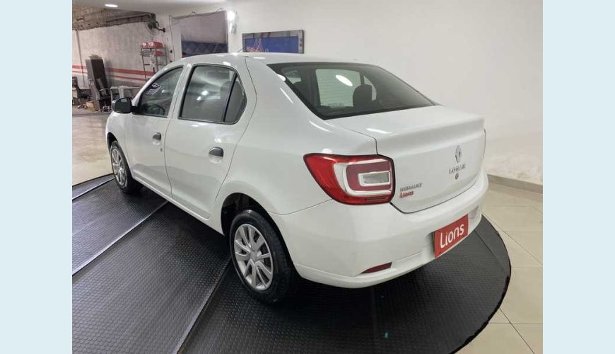 RENAULT LOGAN AUTHENTIQUE 1.0 12V SCE (FLEX) - BRANCO - 2020 Foto 5 (Grande)