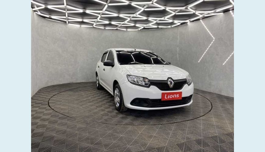 RENAULT LOGAN AUTHENTIQUE 1.0 12V SCE (FLEX) - BRANCO - 2020 Foto 5 (Grande)