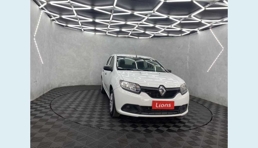 RENAULT LOGAN AUTHENTIQUE 1.0 12V SCE (FLEX) - BRANCO - 2019 Foto 5 (Grande)